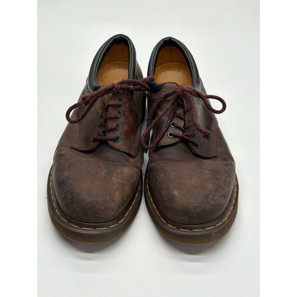 Dr. Martens 8053 Brown Leather Padded Collar Oxford Shoes Mens 14 11849 AW004